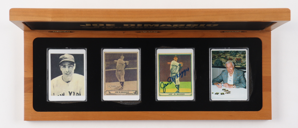 Joe DiMaggio Signed LE Signature Series Porcelain Baseball Card With Display Case (Beckett) at PristineAuction.com Joe DiMaggio Signed LE Signature Series Porcelain Baseball Card With Display Case (Beckett) at PristineAuction.com