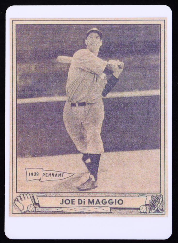 Joe DiMaggio Signed LE Signature Series Porcelain Baseball Card With Display Case (Beckett) at PristineAuction.com Joe DiMaggio Signed LE Signature Series Porcelain Baseball Card With Display Case (Beckett) at PristineAuction.com