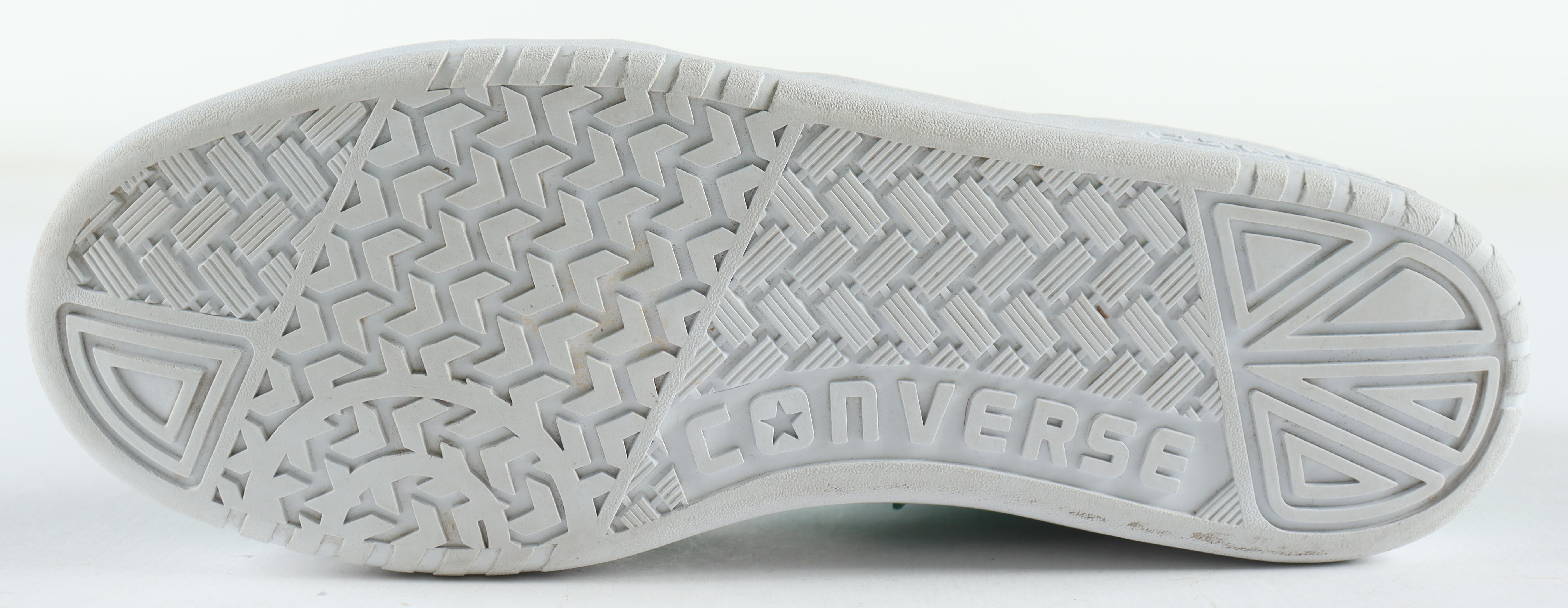 Larry Bird Signed Converse Special Edition 1984 Celtics Basketball Shoe with Wood Glass Display Case (PSA) at PristineAuction.com Larry Bird Signed Converse Special Edition 1984 Celtics Basketball Shoe with Wood Glass Display Case (PSA) at PristineAuction.com