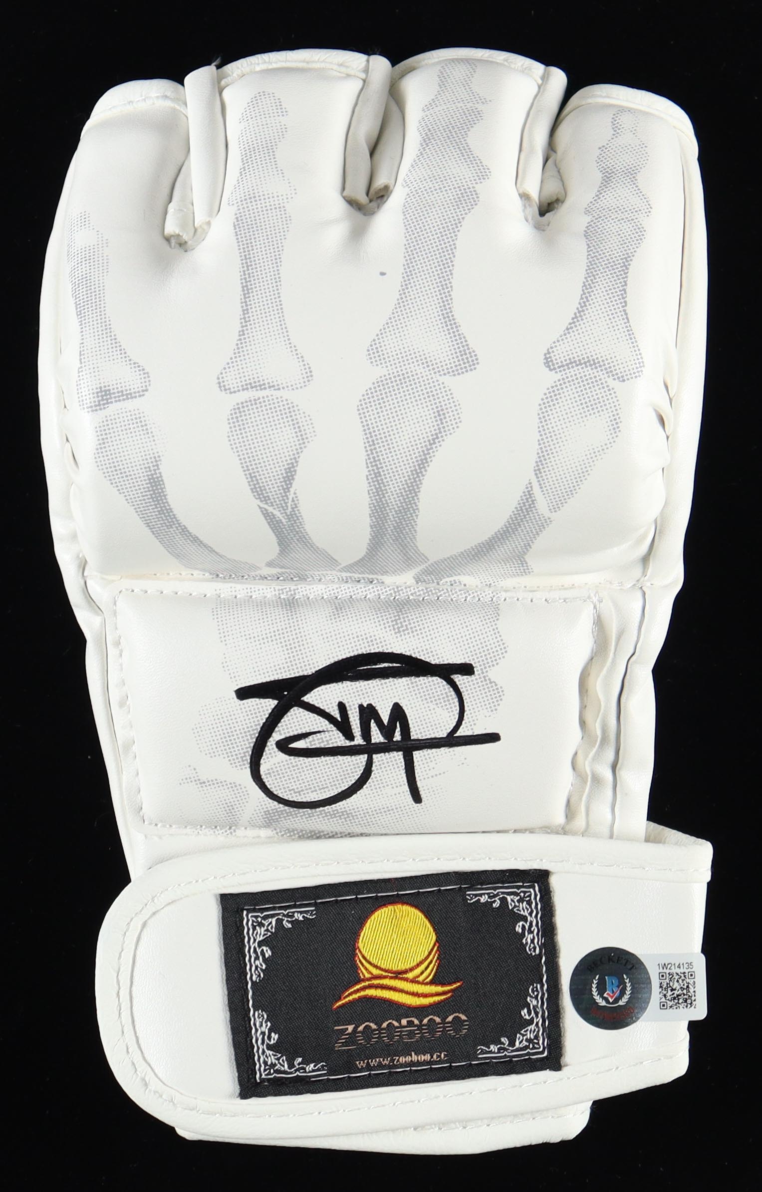 Ian Garry Signed MMA Custom Skeleton Glove (Beckett) at PristineAuction.com Ian Garry Signed MMA Custom Skeleton Glove (Beckett) at PristineAuction.com