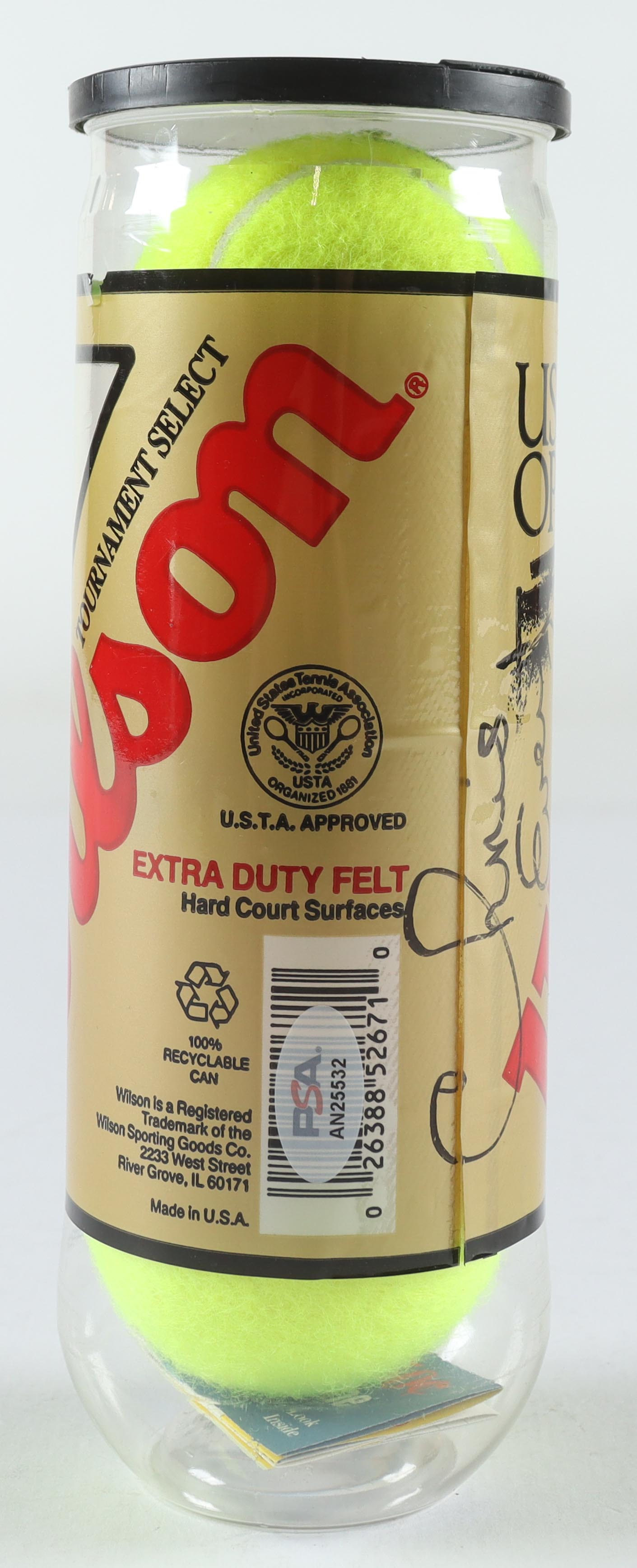 Chris Evert Signed Set of (3) Vintage Wilson US Open Tennis Balls (PSA) at PristineAuction.com Chris Evert Signed Set of (3) Vintage Wilson US Open Tennis Balls (PSA) at PristineAuction.com