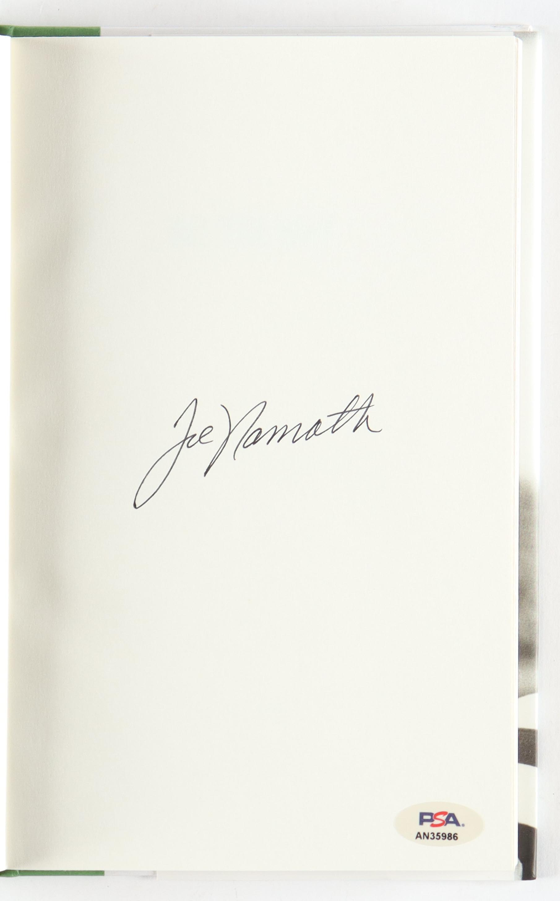 Joe Namath Signed "All The Way" Hardcover Book (PSA) at PristineAuction.com Joe Namath Signed "All The Way" Hardcover Book (PSA) at PristineAuction.com