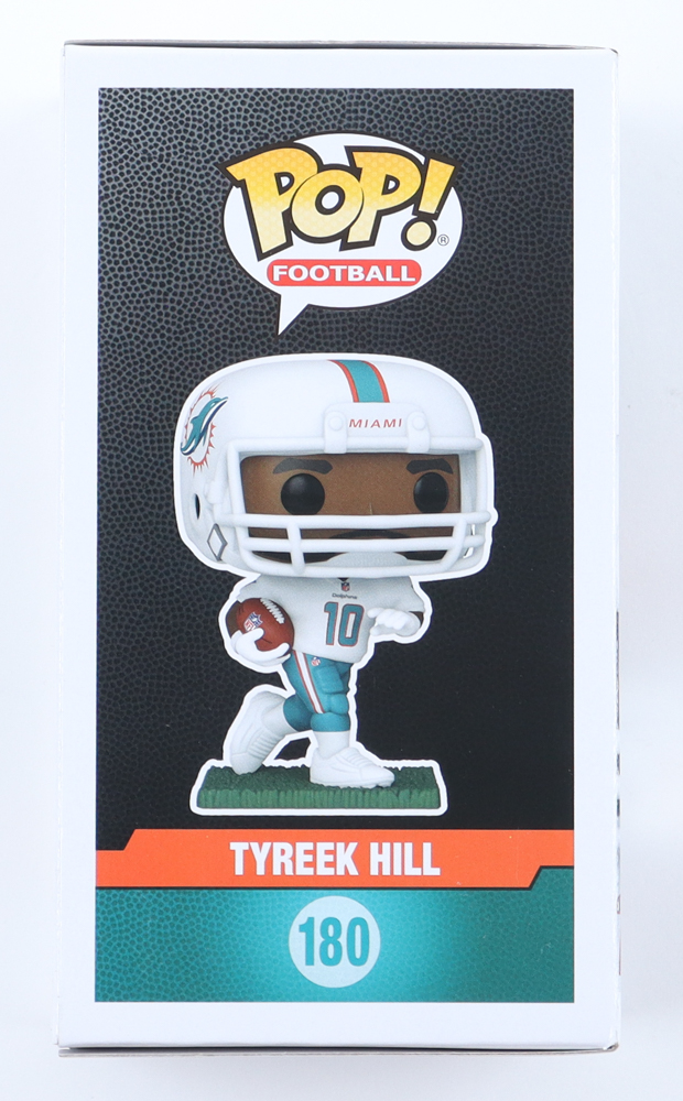 Tyreek Hill Signed Dolphins #180 Funko Pop! Vinyl Figure (Beckett) at PristineAuction.com Tyreek Hill Signed Dolphins #180 Funko Pop! Vinyl Figure (Beckett) at PristineAuction.com