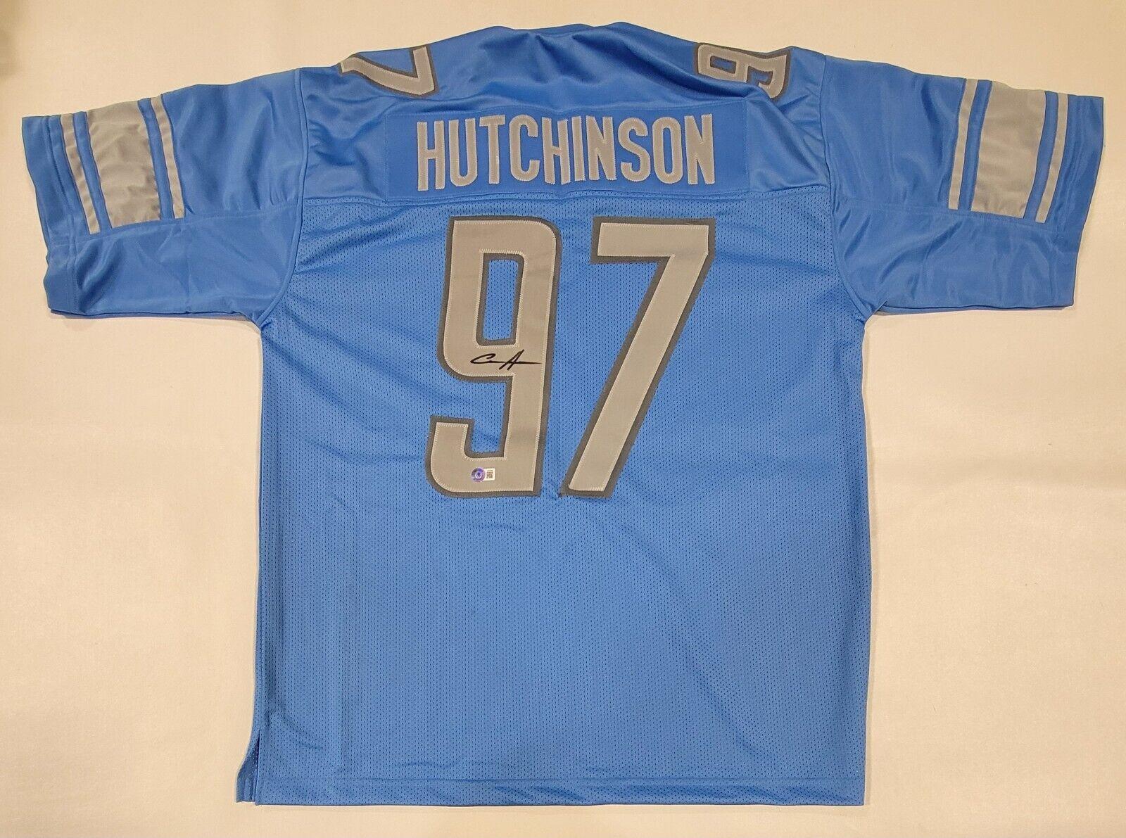 Aidan Hutchinson Signed Jersey (Beckett) at PristineAuction.com Aidan Hutchinson Signed Jersey (Beckett) at PristineAuction.com