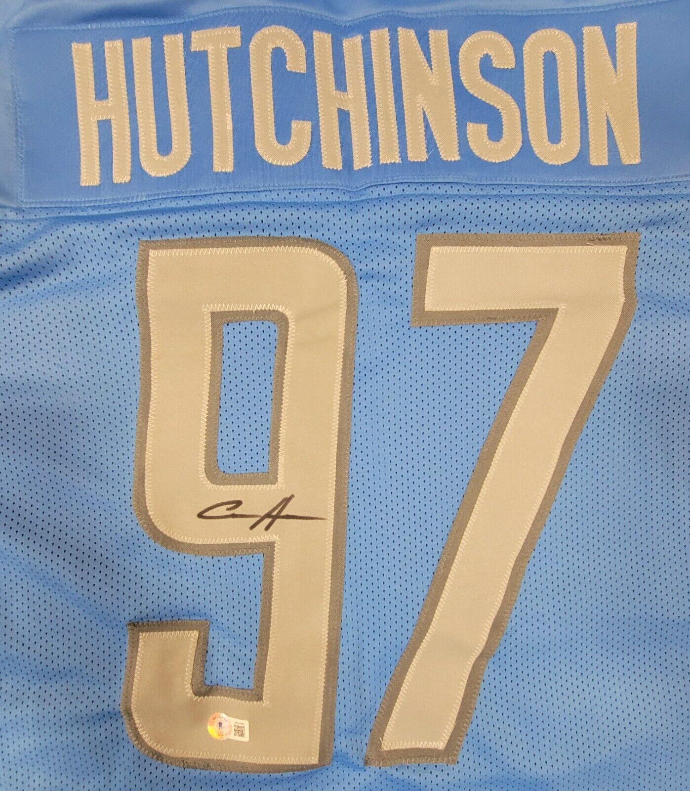 Aidan Hutchinson Signed Jersey (Beckett) at PristineAuction.com Aidan Hutchinson Signed Jersey (Beckett) at PristineAuction.com