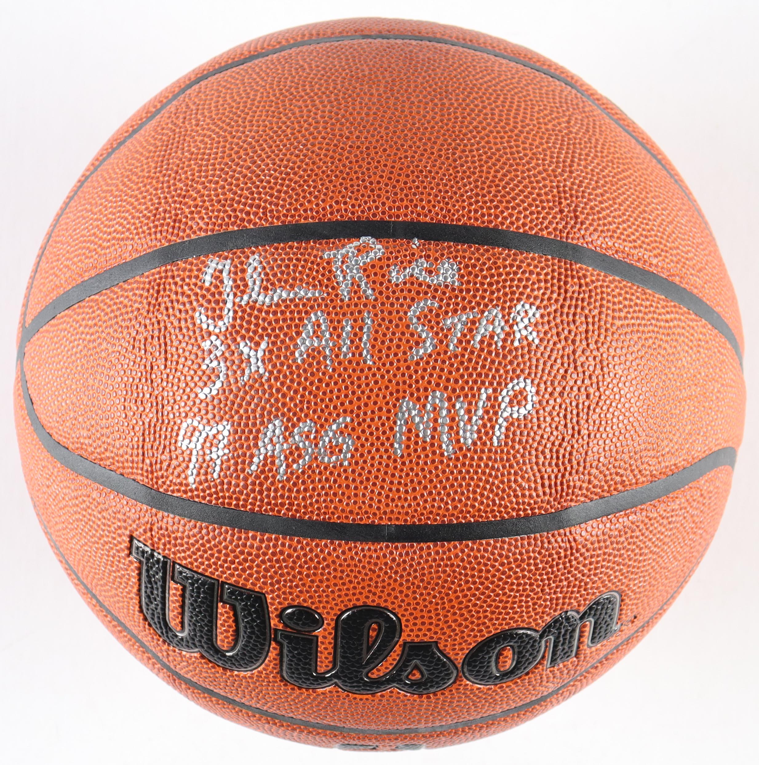 Glen Rice Signed NBA Basketball Inscribed "3x All Star" & "97 ASG MVP" (Beckett) at PristineAuction.com Glen Rice Signed NBA Basketball Inscribed "3x All Star" & "97 ASG MVP" (Beckett) at PristineAuction.com