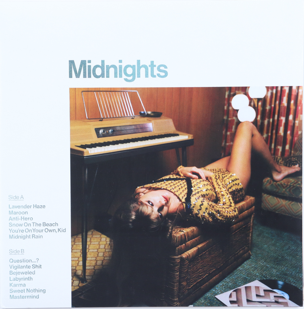 Taylor Swift Signed "Midnights" Vinyl Record Album Insert (JSA) at PristineAuction.com Taylor Swift Signed "Midnights" Vinyl Record Album Insert (JSA) at PristineAuction.com