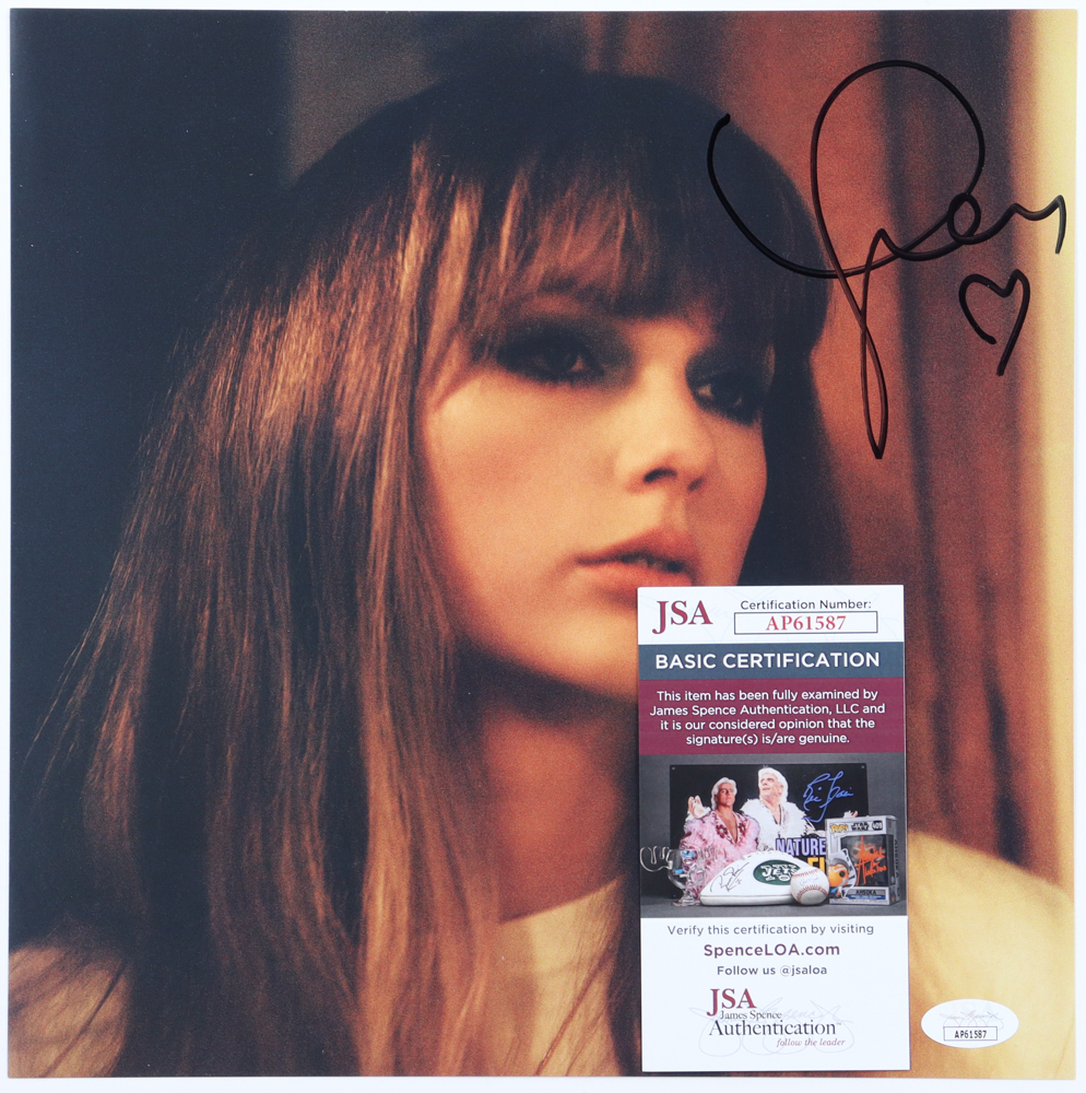 Taylor Swift Signed "Midnights" Vinyl Record Album Insert (JSA) at PristineAuction.com Taylor Swift Signed "Midnights" Vinyl Record Album Insert (JSA) at PristineAuction.com
