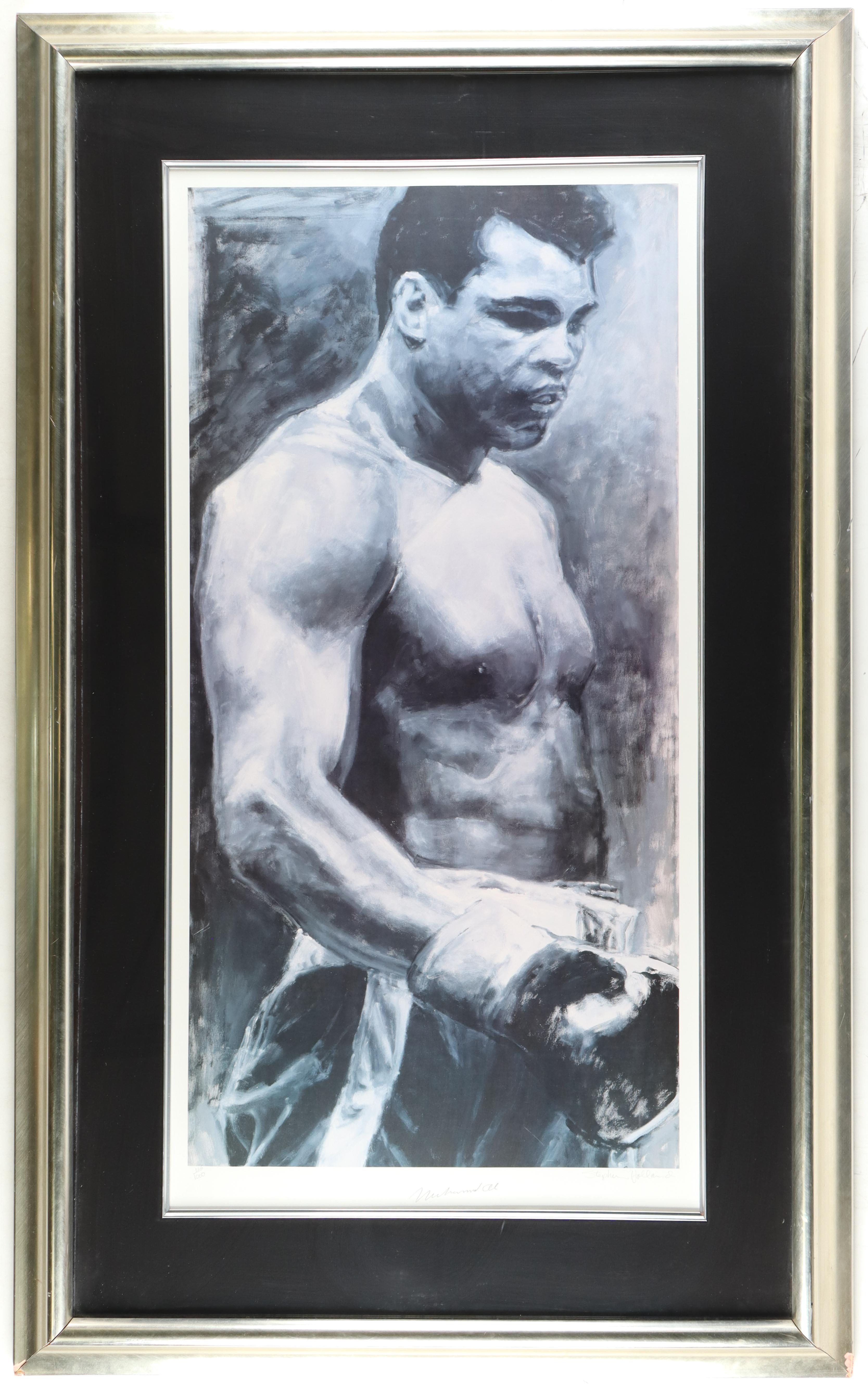 Muhammad Ali Signed Custom Framed Stephen Holland Lithograph (Beckett) at PristineAuction.com Muhammad Ali Signed Custom Framed Stephen Holland Lithograph (Beckett) at PristineAuction.com