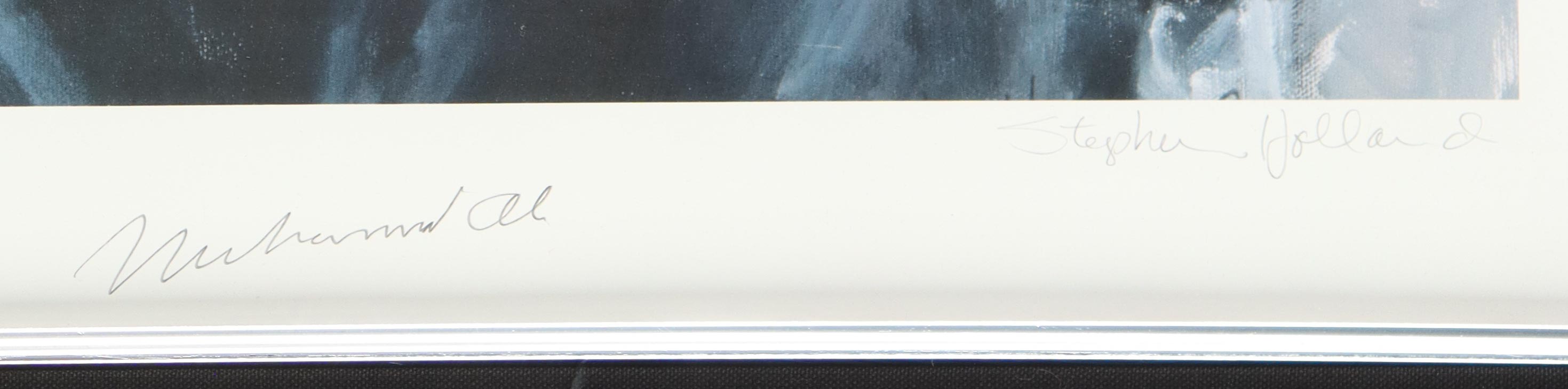 Muhammad Ali Signed Custom Framed Stephen Holland Lithograph (Beckett) at PristineAuction.com Muhammad Ali Signed Custom Framed Stephen Holland Lithograph (Beckett) at PristineAuction.com