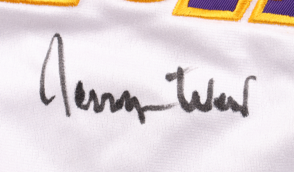 Magic Johnson & Jerry West Signed Lakers Jacket (Beckett) at PristineAuction.com Magic Johnson & Jerry West Signed Lakers Jacket (Beckett) at PristineAuction.com