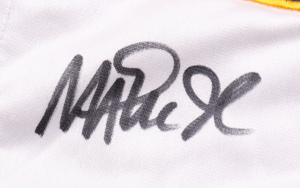 Magic Johnson & Jerry West Signed Lakers Jacket (Beckett) at PristineAuction.com Magic Johnson & Jerry West Signed Lakers Jacket (Beckett) at PristineAuction.com