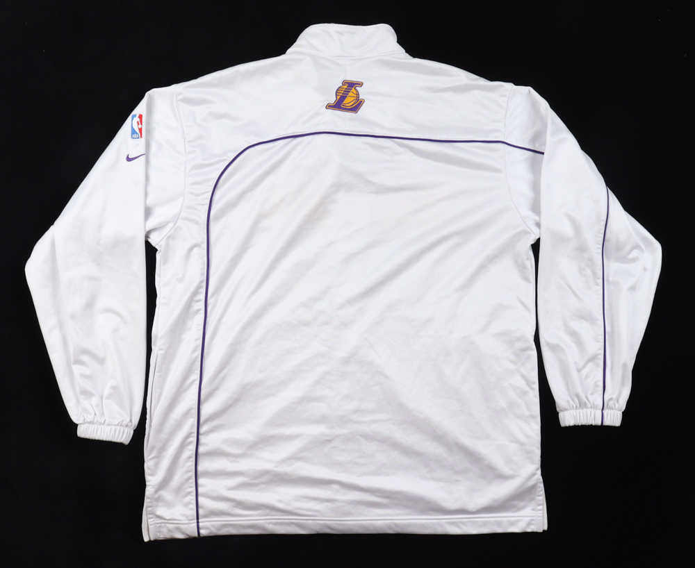 Magic Johnson & Jerry West Signed Lakers Jacket (Beckett) at PristineAuction.com Magic Johnson & Jerry West Signed Lakers Jacket (Beckett) at PristineAuction.com