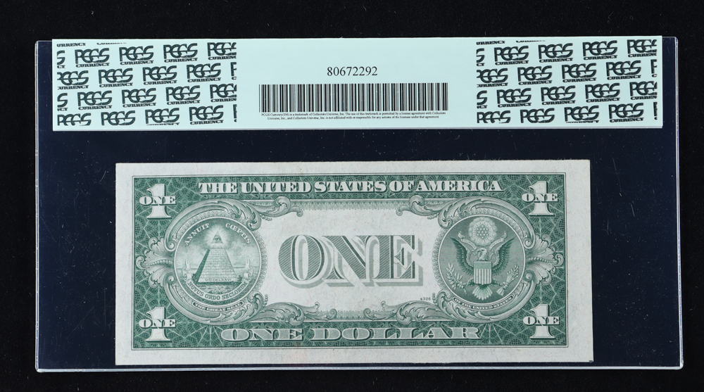1935-C U.S. $1 Silver Certificate - The Rickey Collection (PCGS ABOUT NEW 53 PPQ) at PristineAuction.com 1935-C U.S. $1 Silver Certificate - The Rickey Collection (PCGS ABOUT NEW 53 PPQ) at PristineAuction.com
