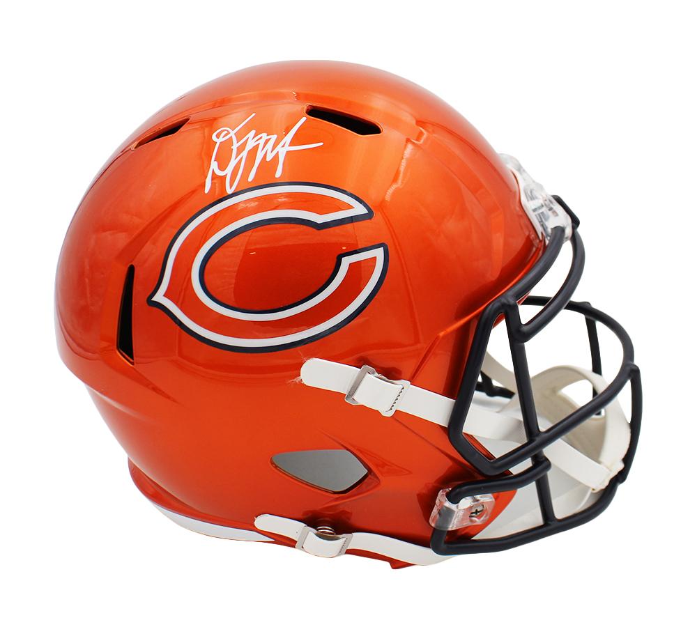 DJ Moore Signed Bears Full-Size Flash Alternate Speed Helmet (JSA) at PristineAuction.com DJ Moore Signed Bears Full-Size Flash Alternate Speed Helmet (JSA) at PristineAuction.com