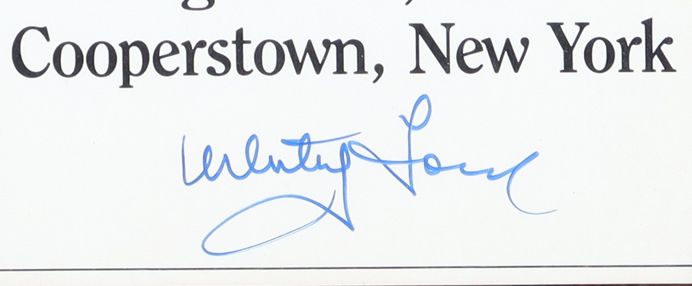 Whitey Ford Signed Yankees Custom Photo Plaque Display (Beckett) at PristineAuction.com Whitey Ford Signed Yankees Custom Photo Plaque Display (Beckett) at PristineAuction.com