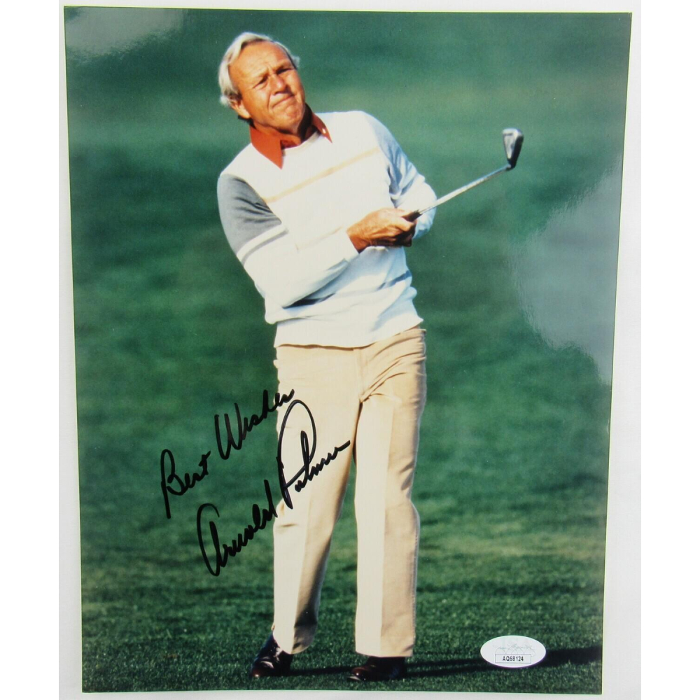 Arnold Palmer Signed 8x10 Photo Inscribed “Best Wishes” (JSA
