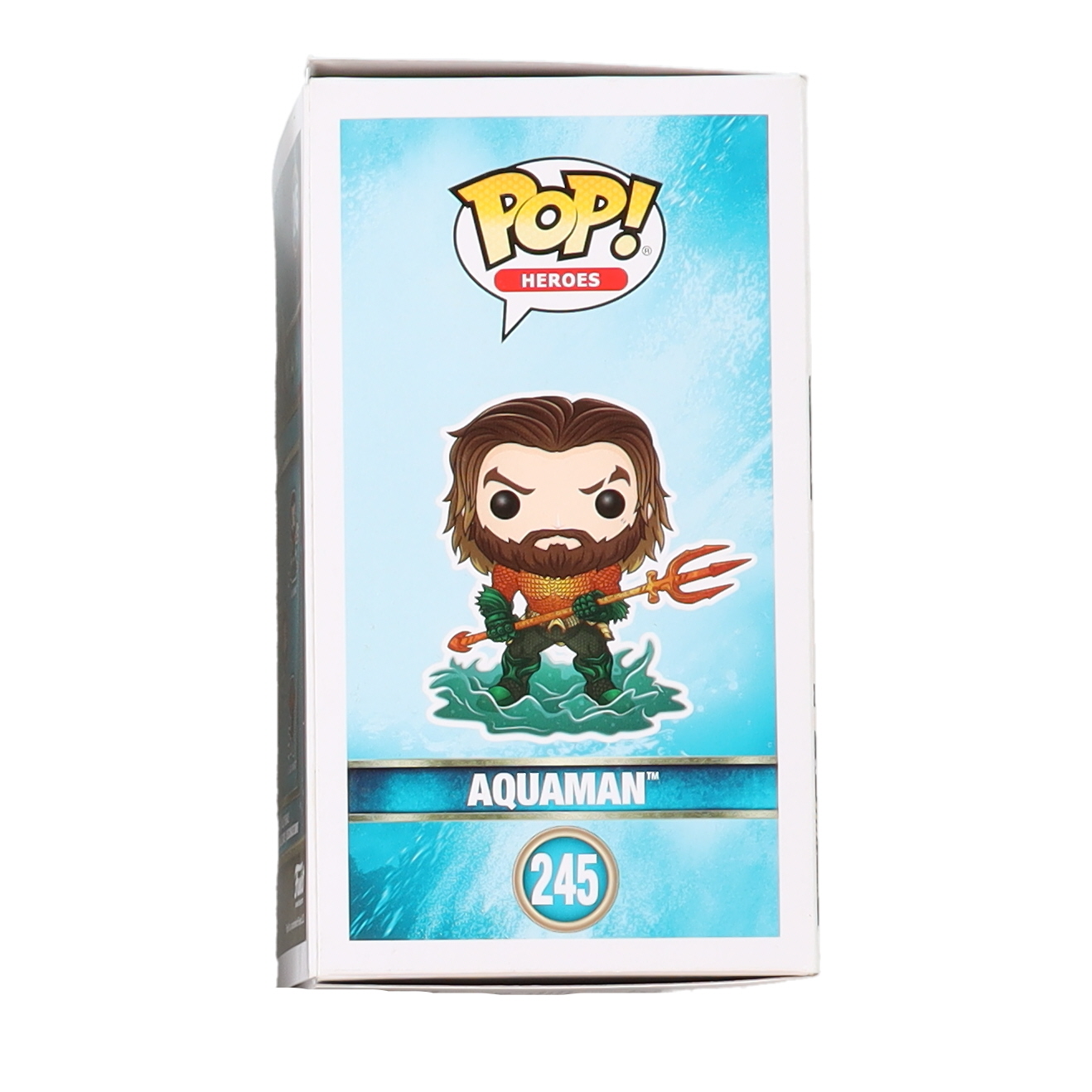 Jason Momoa Twice-Signed "Aquaman" #245 Aquaman Funko Pop! Vinyl Figure (ACOA) at PristineAuction.com Jason Momoa Twice-Signed "Aquaman" #245 Aquaman Funko Pop! Vinyl Figure (ACOA) at PristineAuction.com