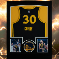 Stephen Curry Signed Custom Framed Jersey Display (PSA) at PristineAuction.com