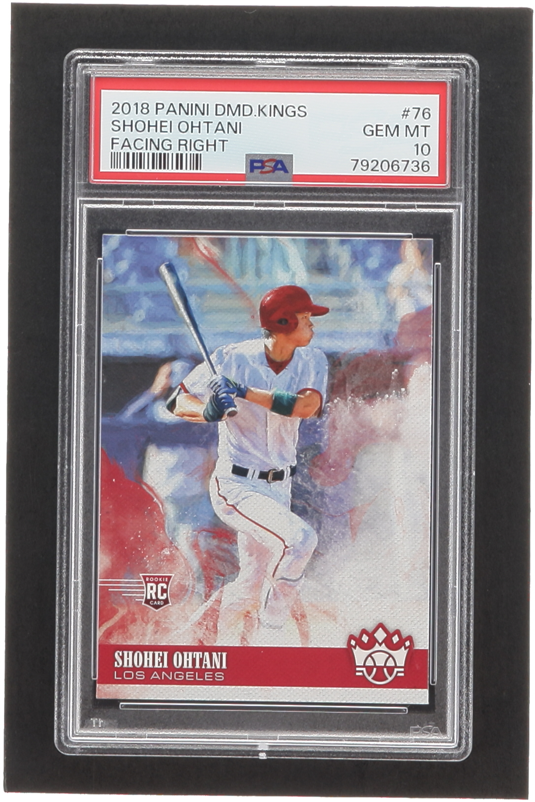 Shohei Ohtani 2018 Diamond Kings #76 RC (PSA 10) at PristineAuction.com Shohei Ohtani 2018 Diamond Kings #76 RC (PSA 10) at PristineAuction.com