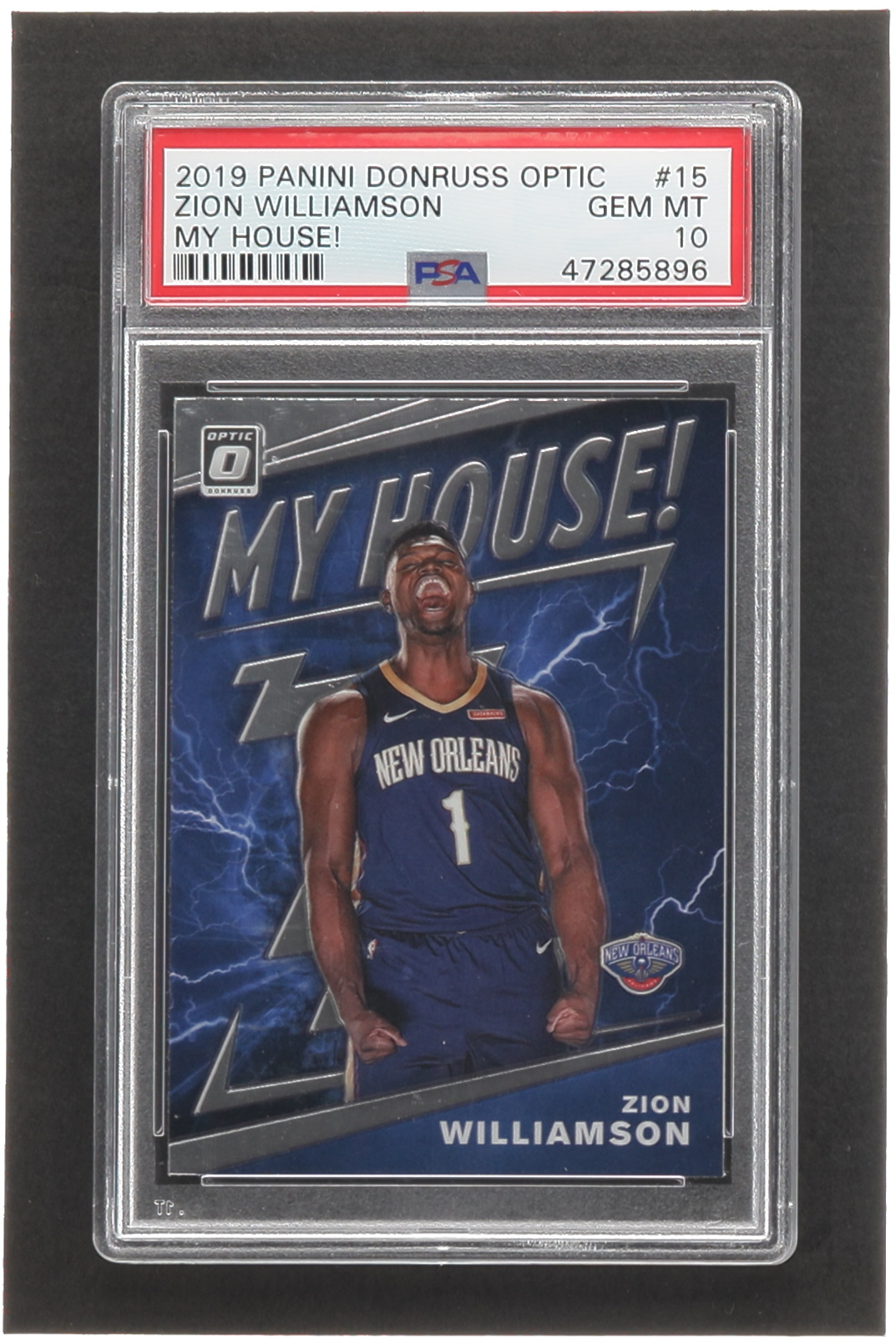 Zion Williamson 2019-20 Donruss Optic My House #15 RC (PSA 10) at PristineAuction.com Zion Williamson 2019-20 Donruss Optic My House #15 RC (PSA 10) at PristineAuction.com