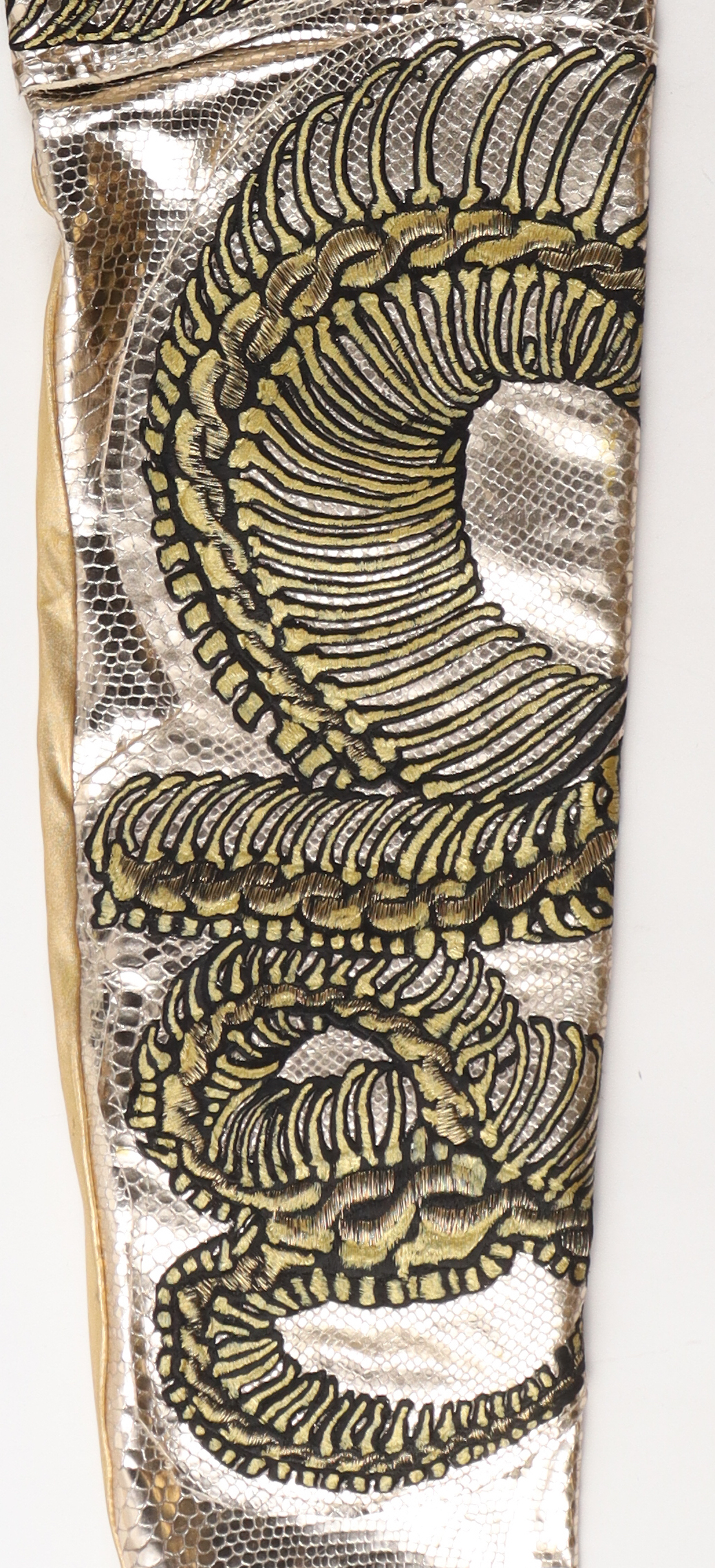 Alice Cooper Signed Stage | Concert Worn Custom Snake Pants (Beckett LOA) at PristineAuction.com Alice Cooper Signed Stage | Concert Worn Custom Snake Pants (Beckett LOA) at PristineAuction.com