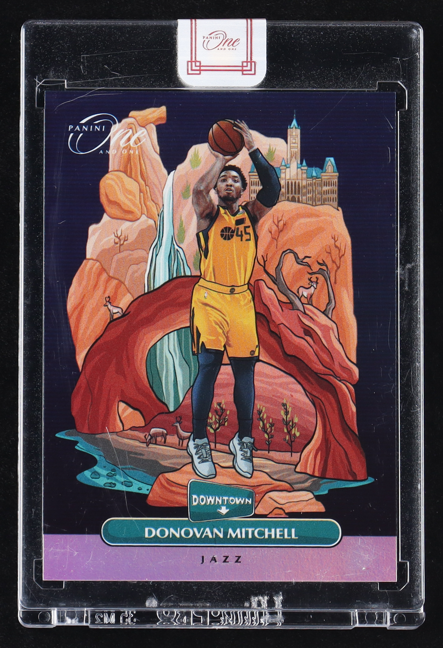 Donovan Mitchell 2020-21 Panini One and One Downtown #19 at PristineAuction.com Donovan Mitchell 2020-21 Panini One and One Downtown #19 at PristineAuction.com