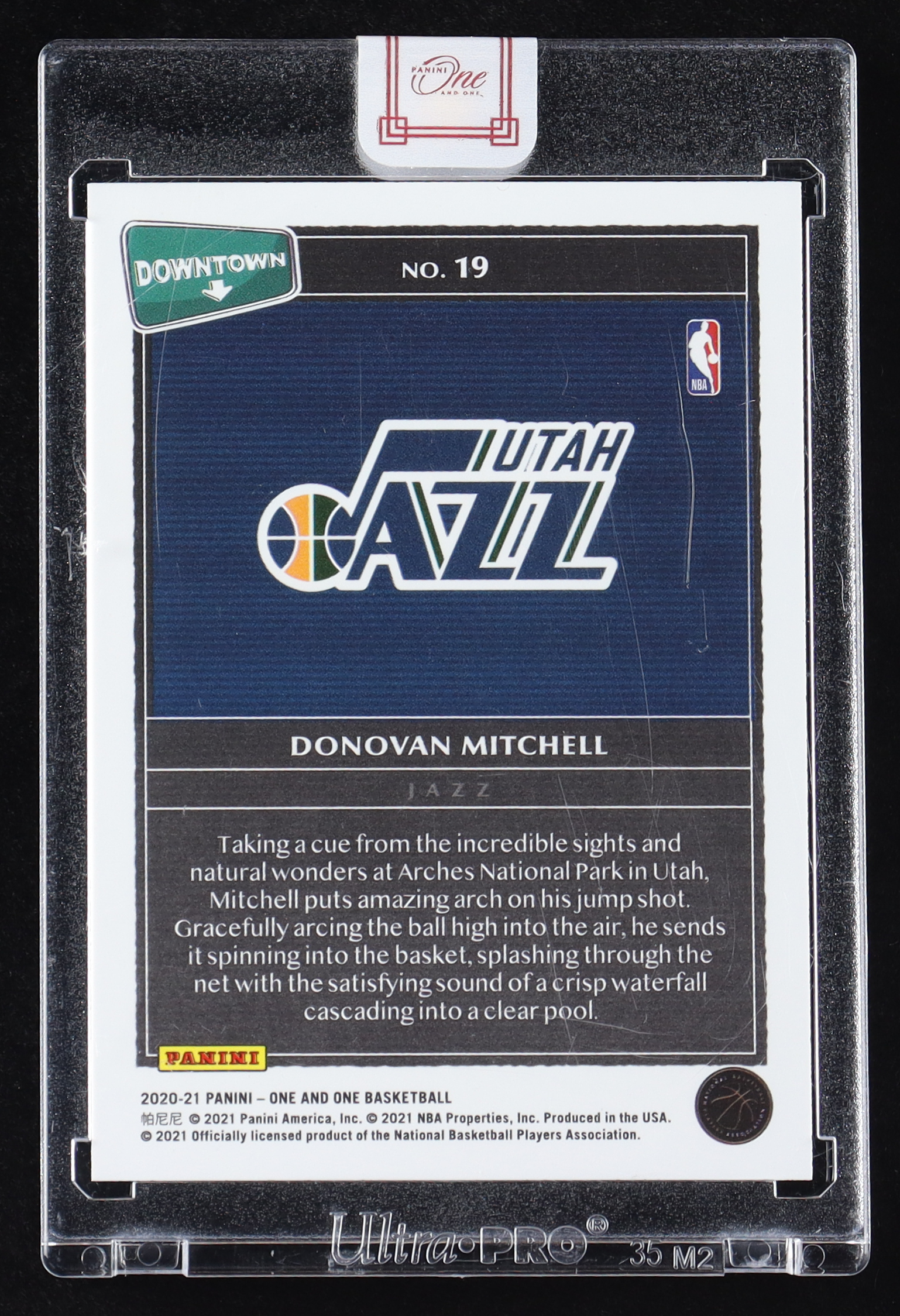 Donovan Mitchell 2020-21 Panini One and One Downtown #19 at PristineAuction.com Donovan Mitchell 2020-21 Panini One and One Downtown #19 at PristineAuction.com