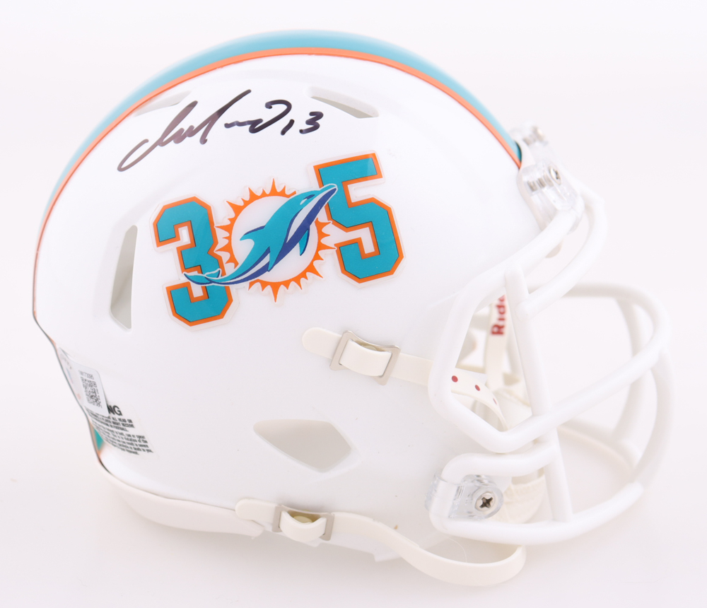 Dan Marino Signed Dolphins Speed Mini Helmet (Beckett) at PristineAuction.com Dan Marino Signed Dolphins Speed Mini Helmet (Beckett) at PristineAuction.com