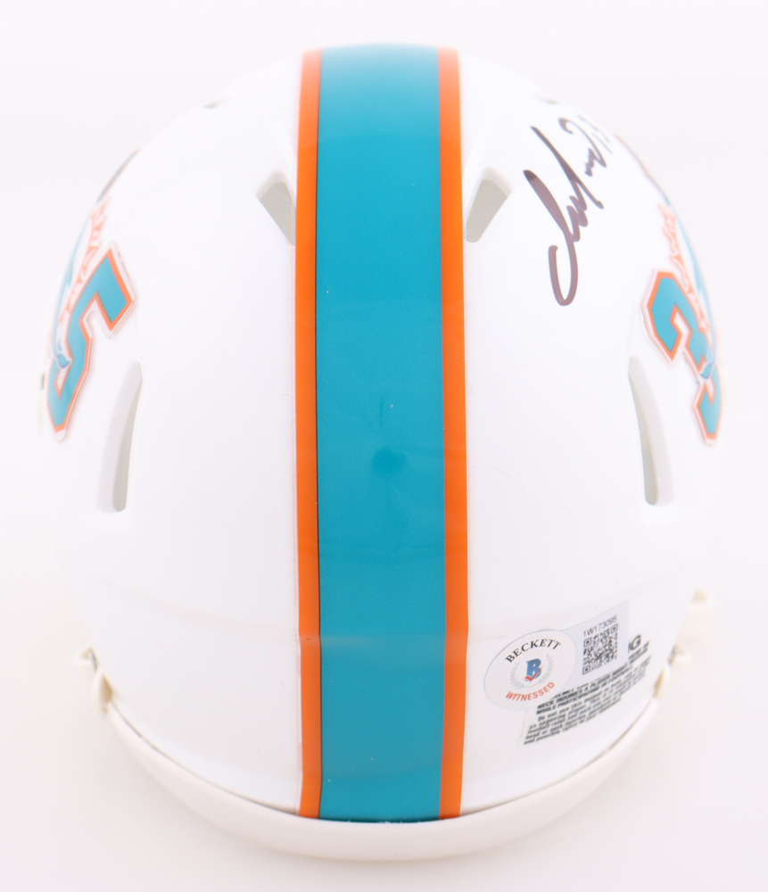 Dan Marino Signed Dolphins Speed Mini Helmet (Beckett) at PristineAuction.com Dan Marino Signed Dolphins Speed Mini Helmet (Beckett) at PristineAuction.com