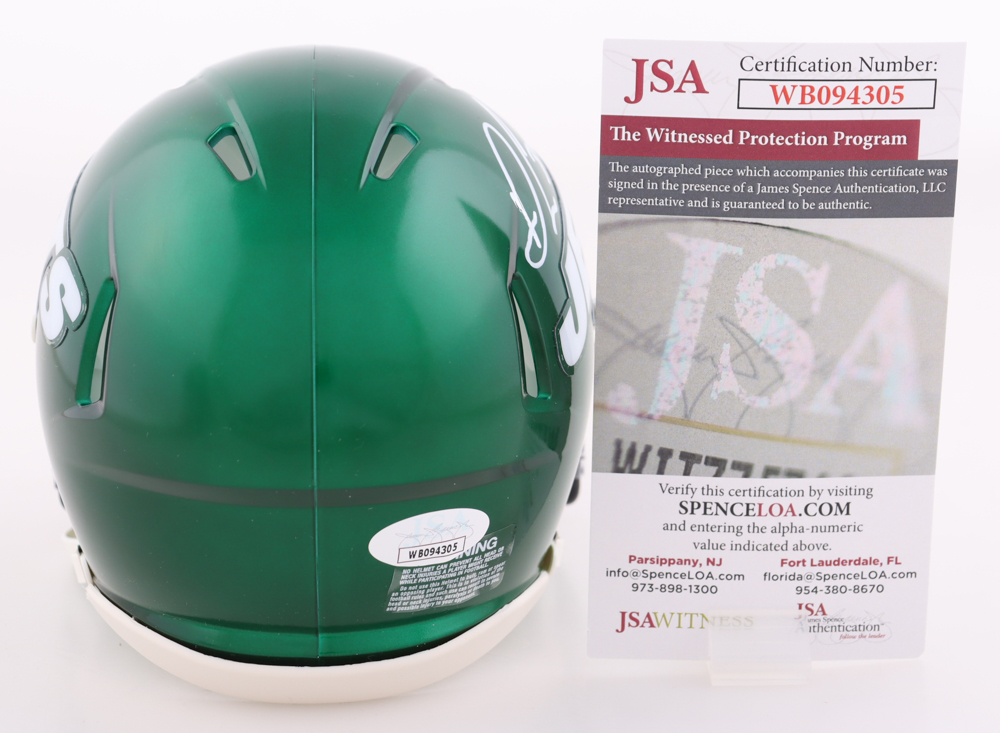Dalvin Cook Signed Jets Speed Mini Helmet (JSA) at PristineAuction.com Dalvin Cook Signed Jets Speed Mini Helmet (JSA) at PristineAuction.com
