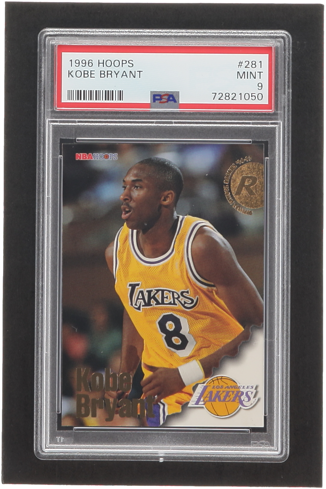 Kobe Bryant 1996-97 Hoops #281 RC (PSA 9) at PristineAuction.com Kobe Bryant 1996-97 Hoops #281 RC (PSA 9) at PristineAuction.com