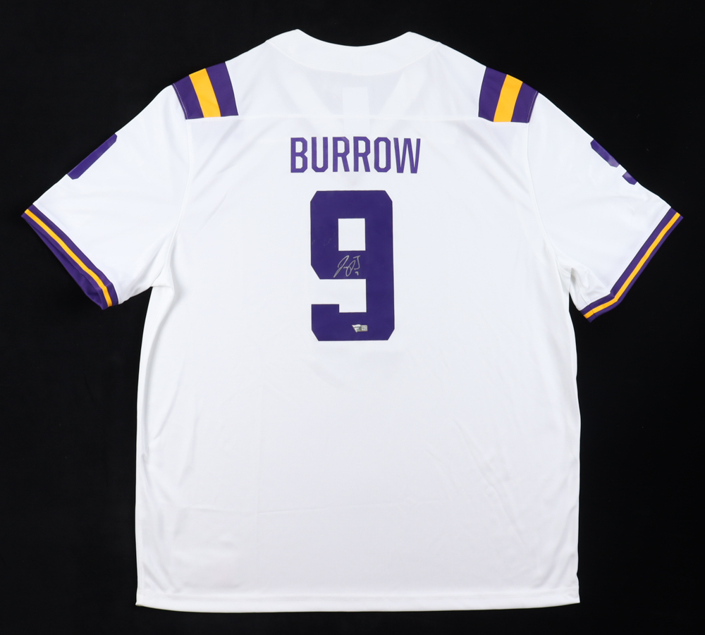 Joe Burrow Signed Tigers Jersey (Fanatics) at PristineAuction.com Joe Burrow Signed Tigers Jersey (Fanatics) at PristineAuction.com