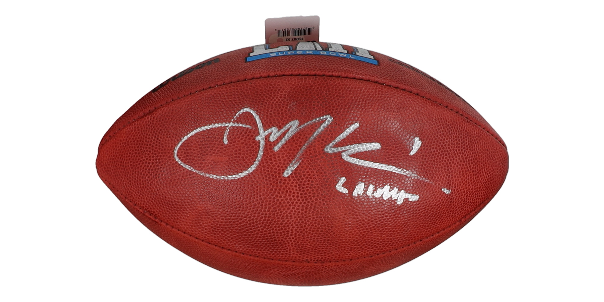Julian Edelman Signed Super Bowl LIII Logo "The Duke" NFL Official Game Football Inscribed "LIII MVP" (Fanatics) at PristineAuction.com Julian Edelman Signed Super Bowl LIII Logo "The Duke" NFL Official Game Football Inscribed "LIII MVP" (Fanatics) at PristineAuction.com