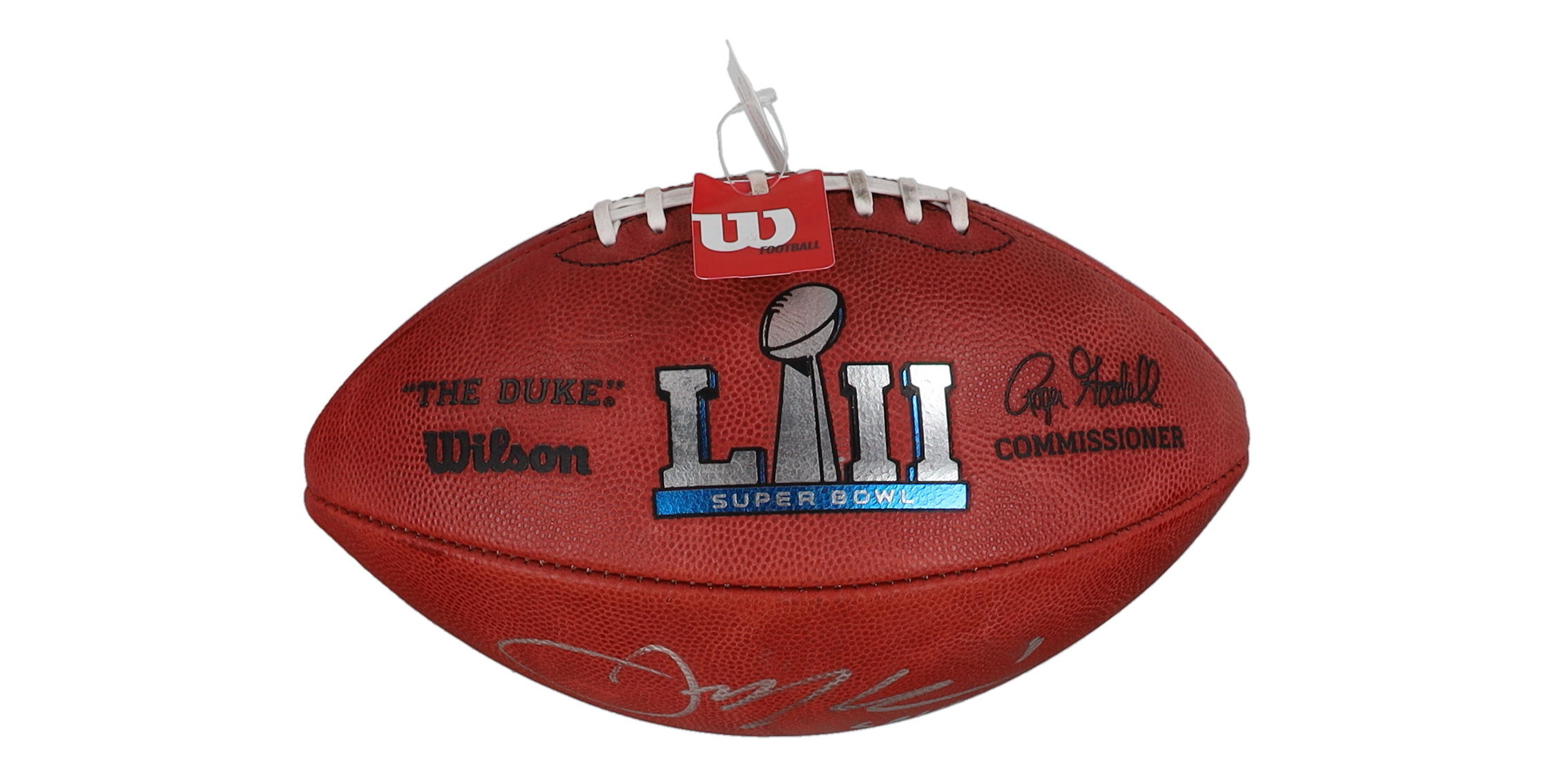 Julian Edelman Signed Super Bowl LIII Logo "The Duke" NFL Official Game Football Inscribed "LIII MVP" (Fanatics) at PristineAuction.com Julian Edelman Signed Super Bowl LIII Logo "The Duke" NFL Official Game Football Inscribed "LIII MVP" (Fanatics) at PristineAuction.com