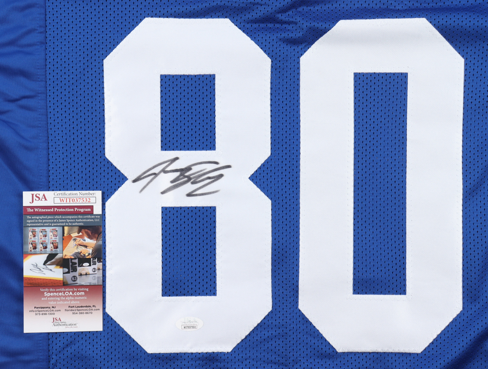 Jeremy Shockey Signed Jersey (JSA) at PristineAuction.com Jeremy Shockey Signed Jersey (JSA) at PristineAuction.com