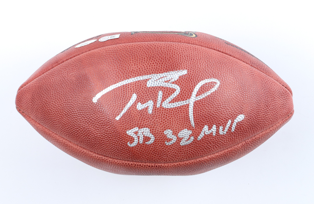 Tom Brady Signed Football Inscribed "SB 38 MVP" (TriStar) at PristineAuction.com Tom Brady Signed Football Inscribed "SB 38 MVP" (TriStar) at PristineAuction.com