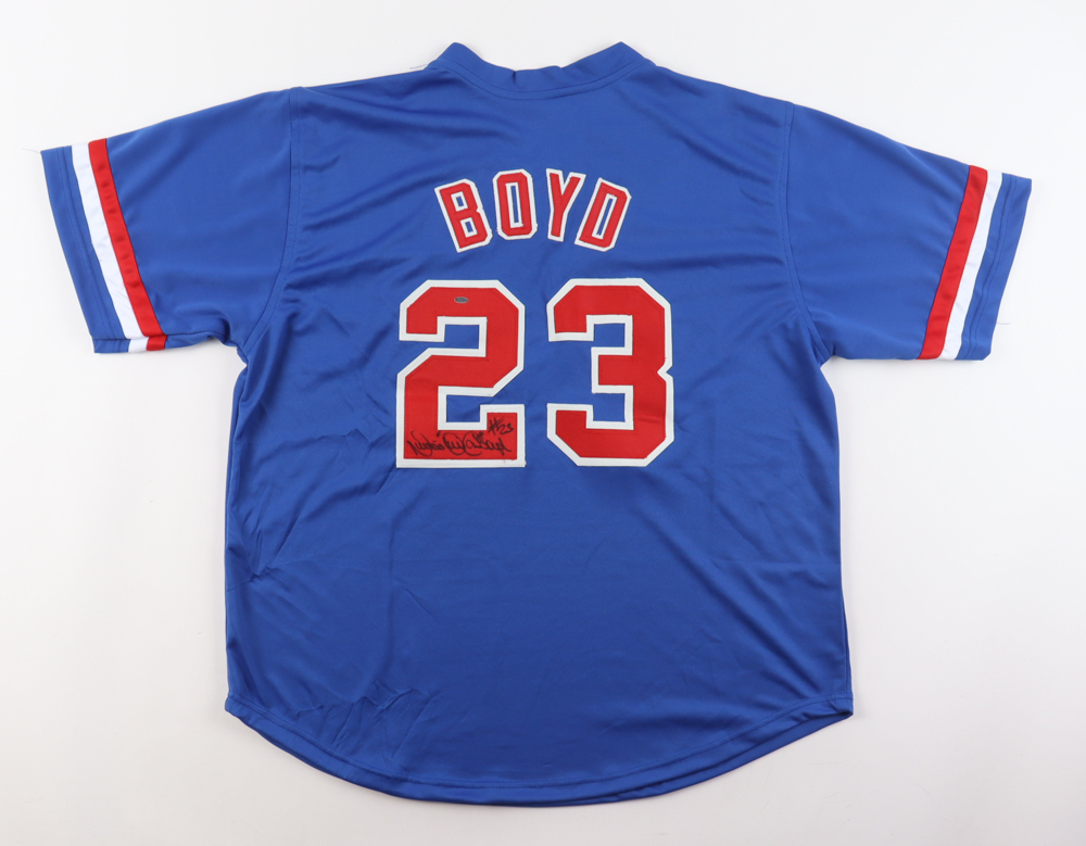 Dennis "Oil Can" Boyd Signed Jersey (OKAuthentics) at PristineAuction.com Dennis "Oil Can" Boyd Signed Jersey (OKAuthentics) at PristineAuction.com