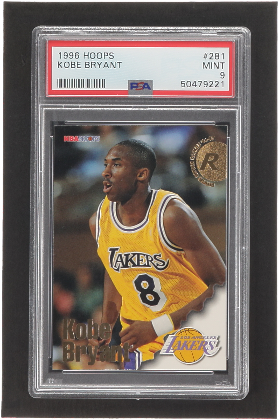 Kobe Bryant 1996-97 Hoops #281 RC (PSA 9) at PristineAuction.com Kobe Bryant 1996-97 Hoops #281 RC (PSA 9) at PristineAuction.com