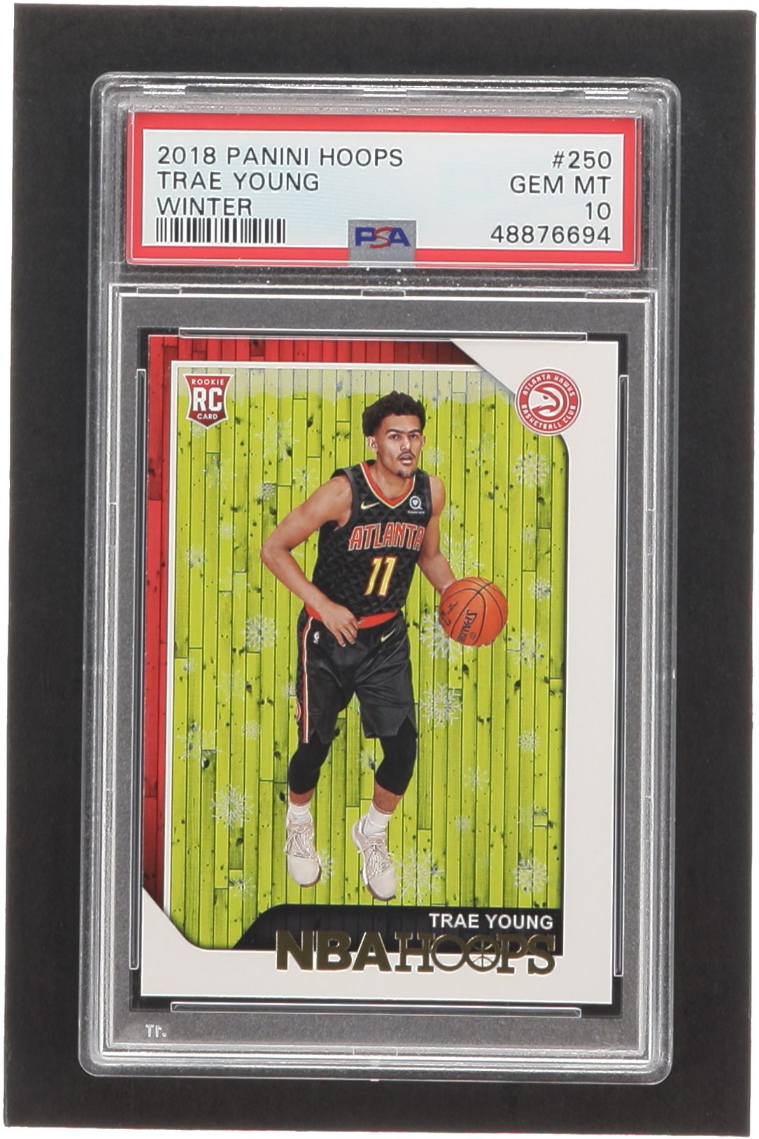 Trae Young 2018-19 Hoops Winter #250 RC (PSA 10) at PristineAuction.com Trae Young 2018-19 Hoops Winter #250 RC (PSA 10) at PristineAuction.com