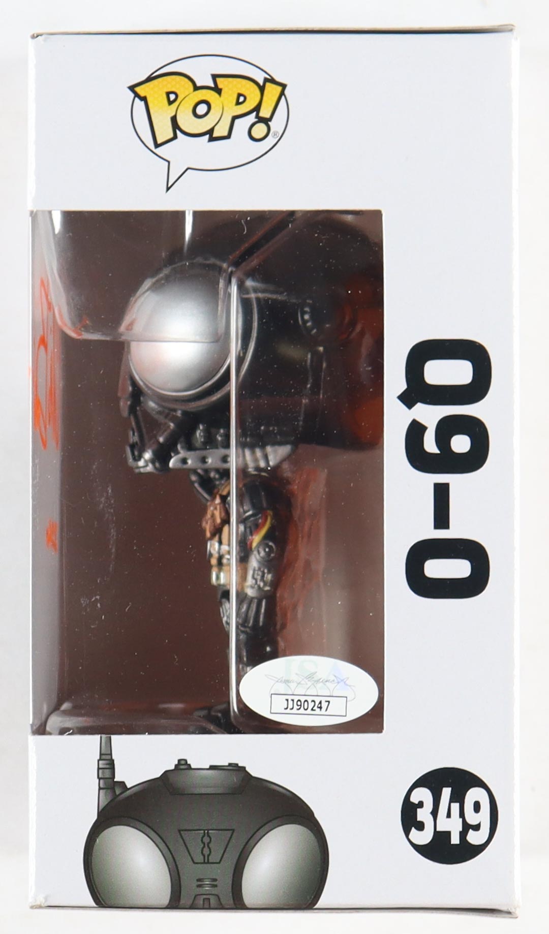 Chris Bartlett Signed Q9-0 "Star Wars: The Mandalorian" #349 Funko Pop! Vinyl Bobble-Head Figure Inscribed "Zero" (JSA) at PristineAuction.com Chris Bartlett Signed Q9-0 "Star Wars: The Mandalorian" #349 Funko Pop! Vinyl Bobble-Head Figure Inscribed "Zero" (JSA) at PristineAuction.com
