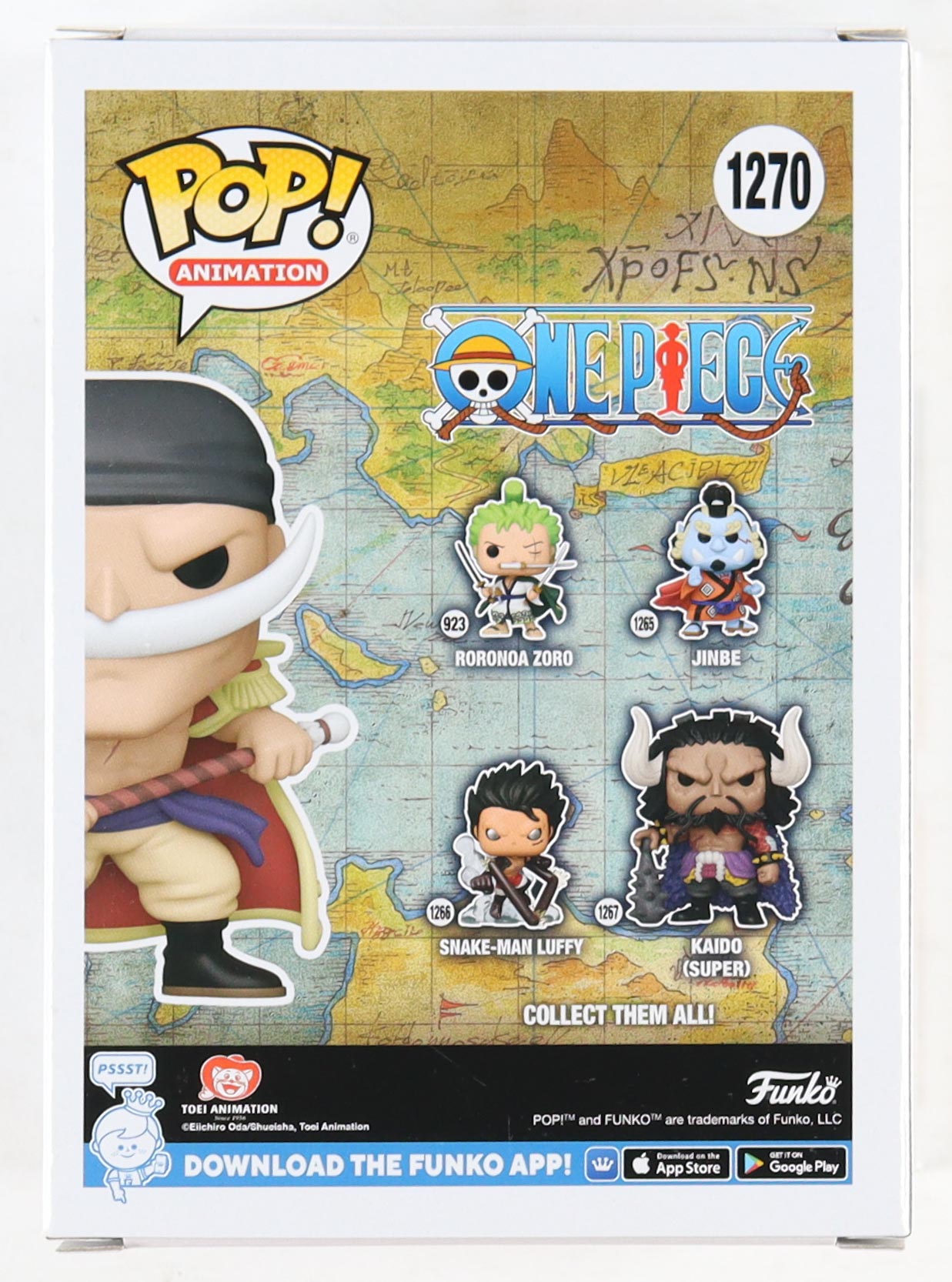 R. Bruce Elliott Signed "One Piece" #1270 Whitebeard Funko Pop! Vinyl Figure (JSA) at PristineAuction.com R. Bruce Elliott Signed "One Piece" #1270 Whitebeard Funko Pop! Vinyl Figure (JSA) at PristineAuction.com