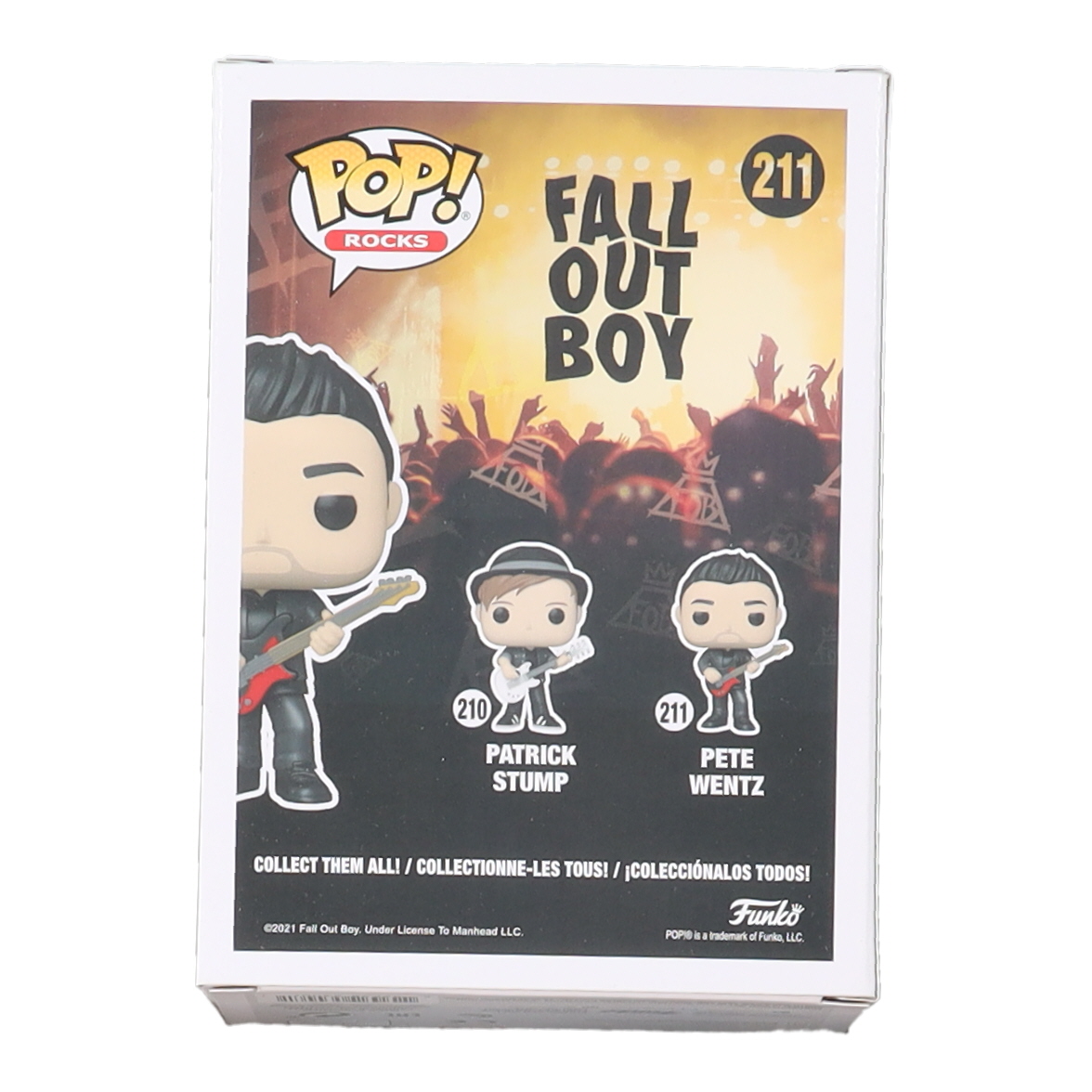 Pete Wentz Signed "Fall Out Boy" #211 Pete Wentz Funko Pop! Vinyl Figure (Beckett) at PristineAuction.com Pete Wentz Signed "Fall Out Boy" #211 Pete Wentz Funko Pop! Vinyl Figure (Beckett) at PristineAuction.com