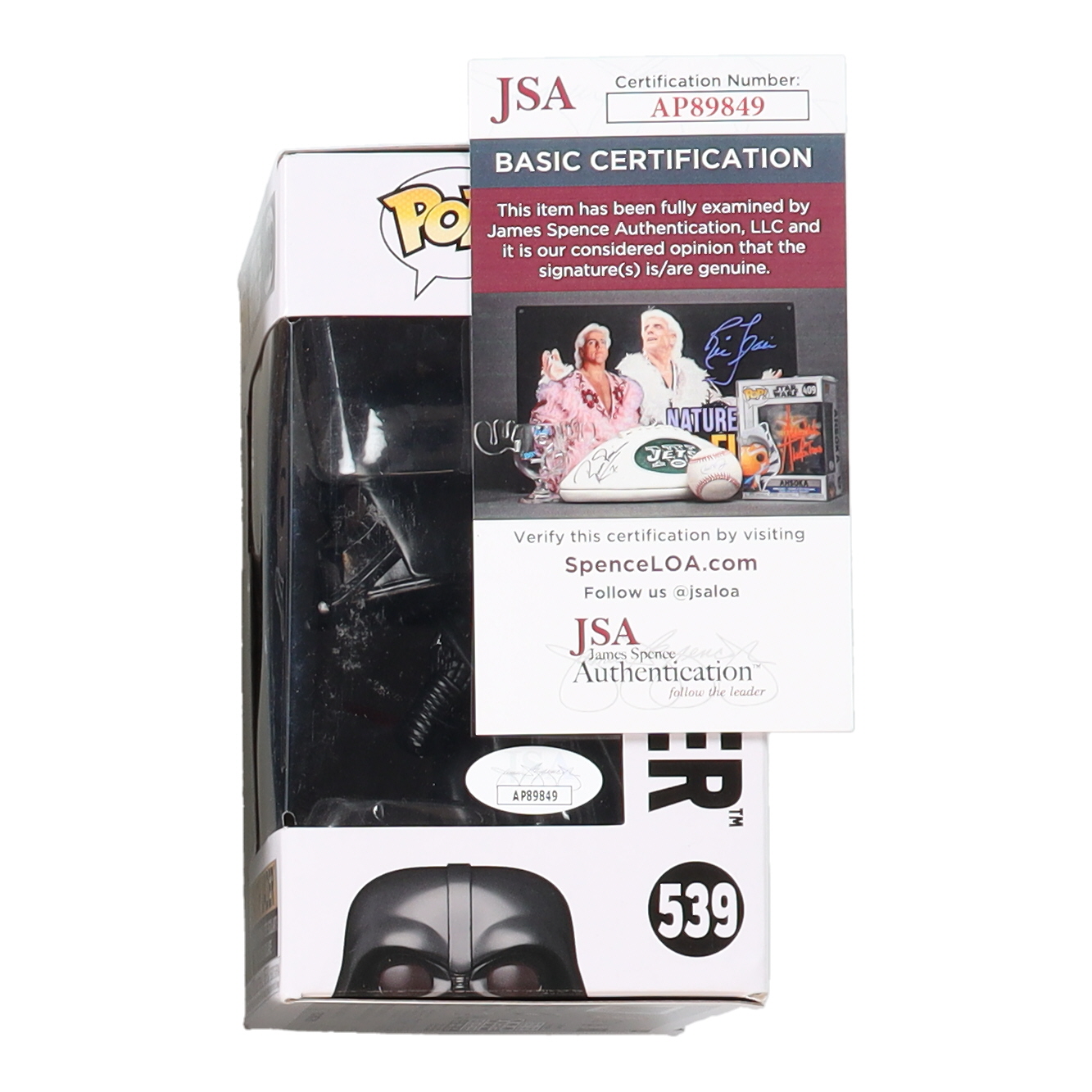 Hayden Christensen Signed "Star Wars" #539 Darth Vader Funko Pop! Vinyl Figure (JSA) at PristineAuction.com Hayden Christensen Signed "Star Wars" #539 Darth Vader Funko Pop! Vinyl Figure (JSA) at PristineAuction.com