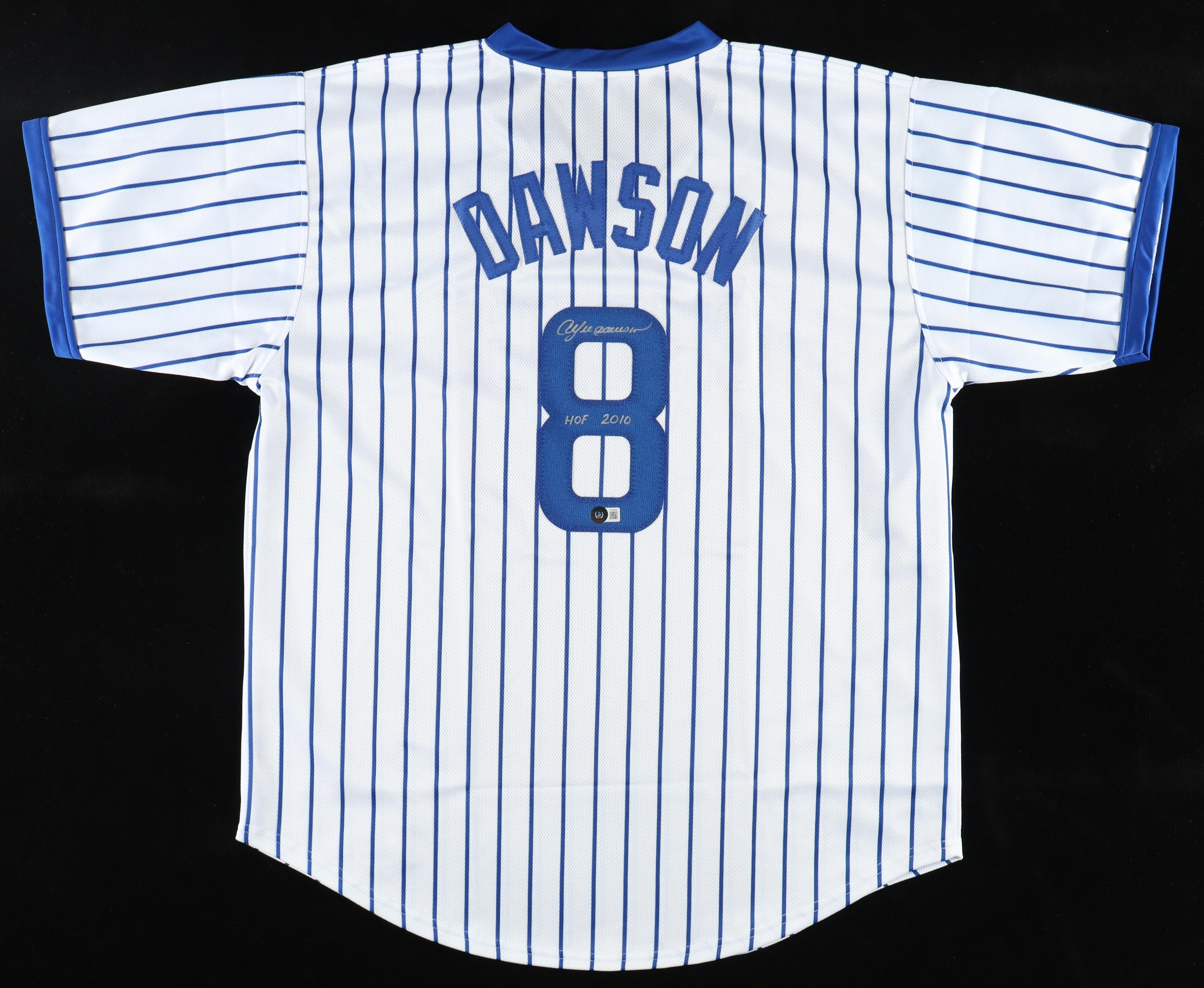 Andre Dawson Signed Jersey Inscribed "HOF 2010" (Beckett) at PristineAuction.com Andre Dawson Signed Jersey Inscribed "HOF 2010" (Beckett) at PristineAuction.com