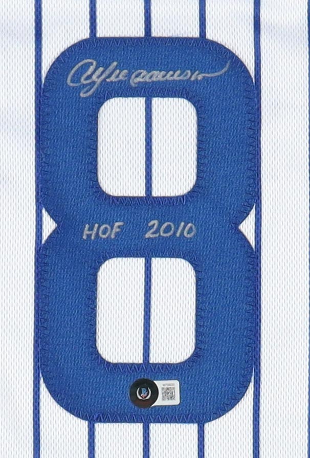 Andre Dawson Signed Jersey Inscribed "HOF 2010" (Beckett) at PristineAuction.com Andre Dawson Signed Jersey Inscribed "HOF 2010" (Beckett) at PristineAuction.com