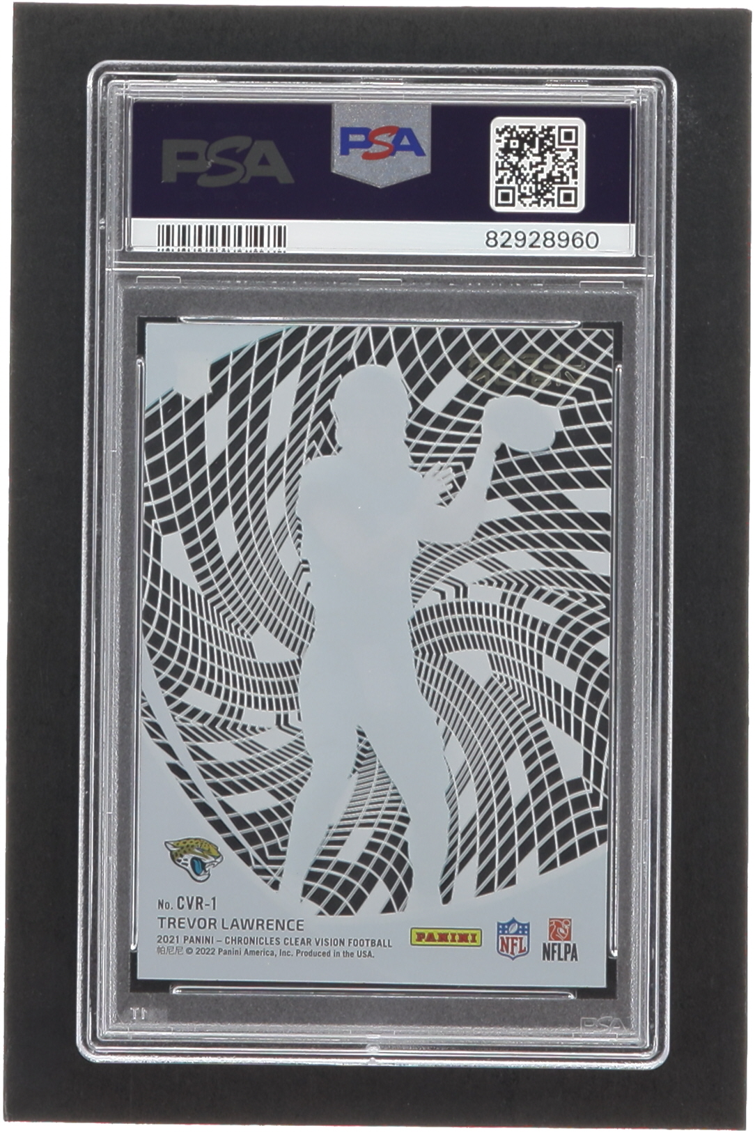 Trevor Lawrence 2021 Panini Chronicles Clear Vision Rookies #1 RC (PSA 10) at PristineAuction.com Trevor Lawrence 2021 Panini Chronicles Clear Vision Rookies #1 RC (PSA 10) at PristineAuction.com