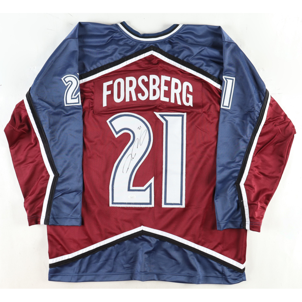Peter Forsberg Signed Jersey (JSA) Pristine Auction