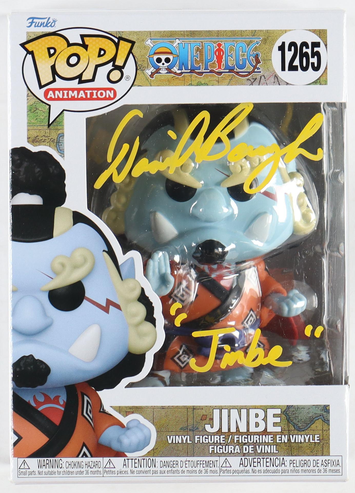 Daniel Baugh Signed "One Piece" #1265 Jinbe Funko Pop! Vinyl Figure Inscribed "'Jinbe'" (JSA) at PristineAuction.com Daniel Baugh Signed "One Piece" #1265 Jinbe Funko Pop! Vinyl Figure Inscribed "'Jinbe'" (JSA) at PristineAuction.com