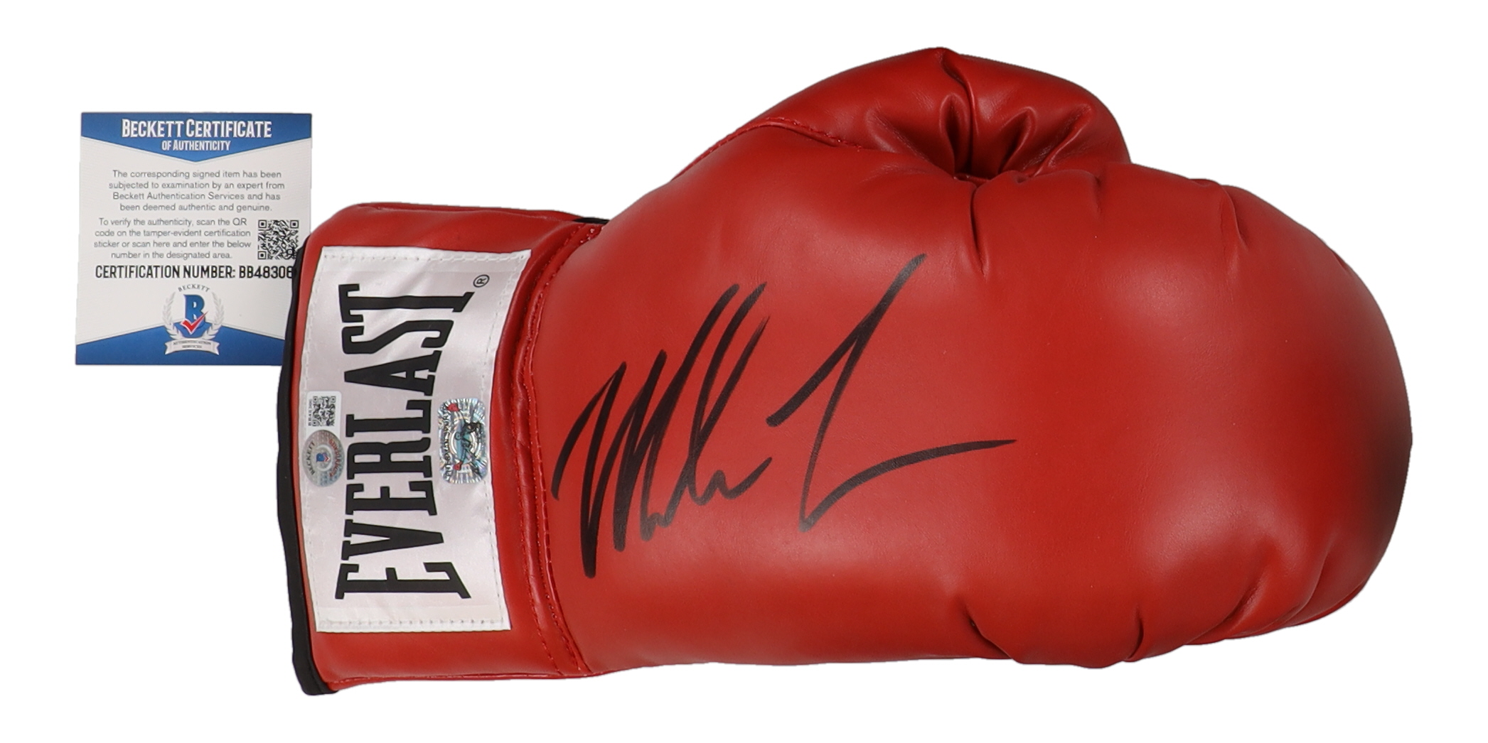 Mike Tyson Signed Everlast Boxing Glove (Beckett & Tyson) at PristineAuction.com Mike Tyson Signed Everlast Boxing Glove (Beckett & Tyson) at PristineAuction.com
